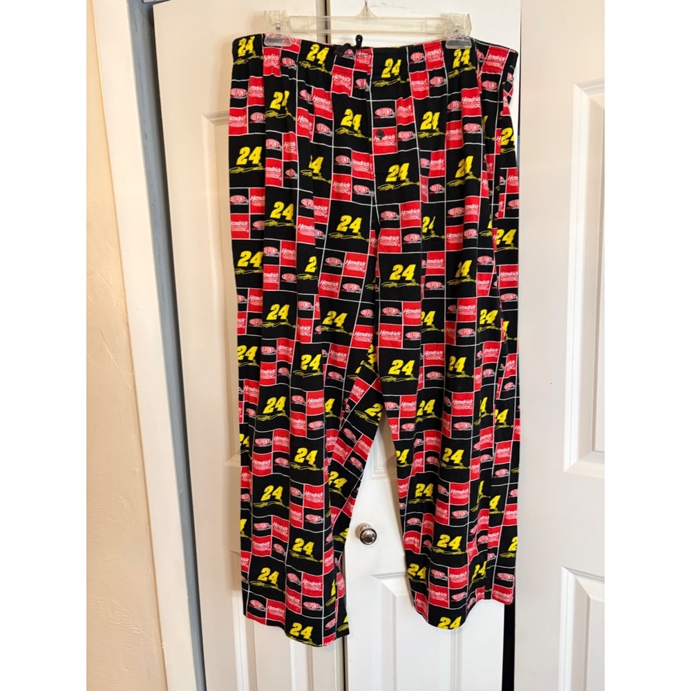Jeff Gordon NASCAR #24 Dupont Hendrick Motorsports Flannel Pants XL Cotton Vinta